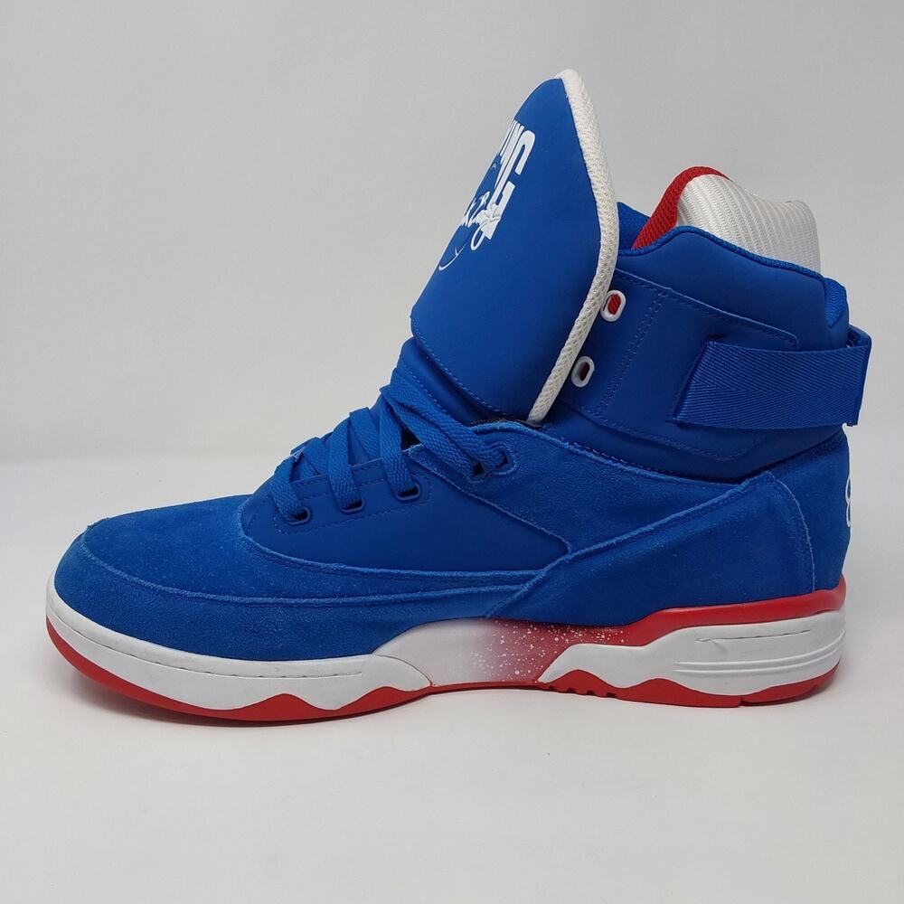 Ewing Athletics Patrick Ewing Montreal Blue Red White Size 16 Shoes - Picture 14 of 15